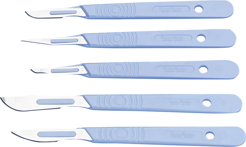 disposable scalpel and blade