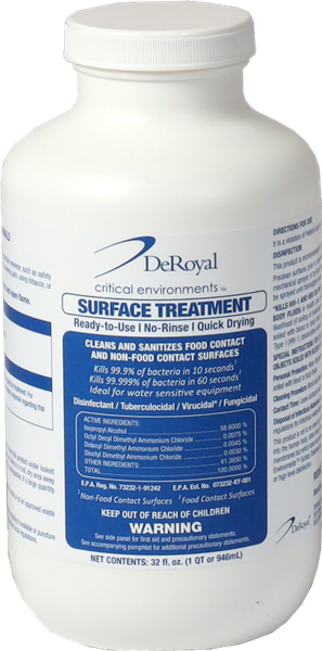 Disinfectant surface treatments