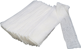 DeRoyal Cotton Rolls - Cotton Roll Bandage, Sterile, 6 x 9, 2/Pack - 32-190 - 50 Pack / Case